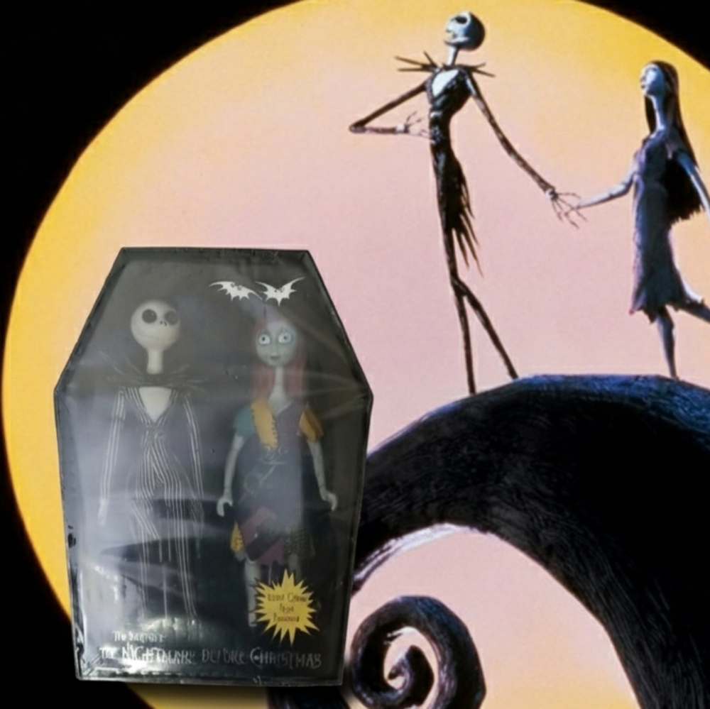 Nightmare Before Christmas Porcelain Limited Edition Jack And Sally 2005